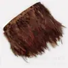 Encaje de Plumas al por Mayor Tiras de Tela Puntiagudas 10-15cm Tiras de Tela Puntiagudas Coloridas Rojas Accesorios para Ropa DIY Muñecas