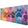 Producto exclusivo transfronterizo para Amazon: Alfombrilla de ratón popular con temática floral y de plantas, tamaño grande, engrosada, bordes sellados, alfombrilla de escritorio para juegos, antideslizante de goma
