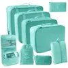 2025 Novas Sacolas Organizadoras Populares para Cosméticos, Mudança, Viagem, Conjunto de Sete Peças para Roupas, Colchas, Roupa Íntima, Desktop Atacado