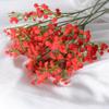 Ramo de flores artificiales de Gypsophila para boda, de goma suave, con tres puntas, de plástico, venta al por mayor