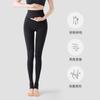 Versão longa de meia-calça feminina primavera e outono fina para usar por cima alta outono e inverno com forro de fleece não pode cair do arquivo leggings pretos de compressão