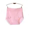 [Venta al por Mayor de Fábrica] Calzones de Algodón Puro de Cintura Alta para Mujer con Borde de Encaje, Algodón Transpirable con Control de Abdomen, Talla Grande