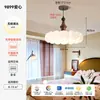 Lámpara de araña para dormitorio estilo Nanyang, Lámpara estilo medieval crema para dormitorio principal, habitación de princesa, Lámpara de escritorio de diseñador de espectro completo para protección ocular
