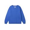 Moletom de Algodão 320g com Gola Redonda Outono/Inverno Unissex Cor Sólida Oversized Casual Manga Longa Versátil