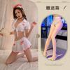 Aishangyou Lingerie Sexy Uniforme de Enfermeira Tentação Role Play Conjunto de Uniforme Grátis Saia Sexy Puro Desejo Jk