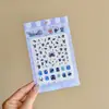 Lindas Pegatinas para Uñas Sanrio para Niños, Pegatinas de Uñas Desgastables, Parches para Uñas de Kuromi, Juguetes de Dibujos Animados para Niños