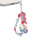 Bolsa Linda y Bonita de Hello Kitty Cadena para Teléfono Móvil, Colgante de Corazón Dulce y Femenino, Colgante de Lujo Personalizado y Accesible