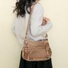 Bolso de Hombro de Cuero Suave de Gran Capacidad para Mujer 2026 Bolso Tote Bolso para Mujer de Mediana Edad Ruiying Bolso Cruzado con Textura de Nailon
