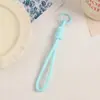 Lindo cordón para teléfono corto de dopamina de Xiaohongshu, accesorio de cordón llavero de cuerda colorida de dopamina