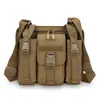 Bolso Cruzado Táctico para Hombre, Bolso de Hombro Grande de Múltiples Bolsillos para Exteriores, Mochila Multifuncional para Hombre de Trabajo y Deportes