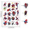 Tatuaje desechable de Spider-Man para niños, para fiestas de cumpleaños, transferencia al agua