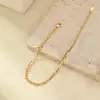 Pulsera de Cadena de Oro Personalizada Transfronteriza de Plata S925 para Mujer, Estilo Europeo y Americano, Joyería Apilable de Cadena Cubana de Nicho
