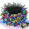 Cadena de luces de estrella enchufable de bajo voltaje Regulaciones de EE. UU. Regulaciones europeas Regulaciones británicas Cadena de luces parpadeantes de línea verde oscuro Luces de cadena Luces de Navidad Cadena de luces LED de color