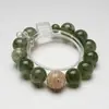 [Belleza de Primavera] Pulsera de Cristal Blanco Natural para Mujer, Cristal Verde, Mil Capas Fantasma, Moda, Pulsera de Lujo Ligero, Venta al por Mayor
