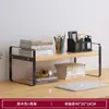 Estantería de escritorio para dropshipping, pequeña, simple, para dormitorio, estante de almacenamiento de hierro, estante de oficina, almacenamiento de mesa, sala de estar