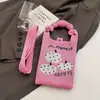 Monedero para Fiesta Estudiantil, Bolso para Teléfono Móvil de Compras, Bolso de Hombro Pequeño Tejido, Bolso de Mano Lindo Versátil, Bolso Cruzado Mini para Mujer