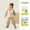 [Carnaval del Día Nacional 1 Pieza 10% de descuento] Conjunto de Otoño e Invierno para Niños de Dudu Sudadera para Niños Sudadera de Manga Larga para Niñas