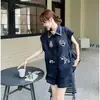 Conjunto casual súper bonito de camisa y shorts de verano para mujer 2026 nuevo conjunto versátil, moderno, elegante y a la moda