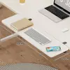 Tablero de Extensión para Escritorio Oficina Escritorio Perforación-Gratis Ampliación Extensión Artefacto Escritorio de Computadora Plegable Bandeja para Teclado