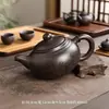 Tetera de Arcilla Púrpura de Gran Capacidad, Tetera Clásica Estilo Antiguo, Juego de Té Kung Fu de Una Tetera Dos Tazas Cuatro Tazas, Tetera Casera para Preparar Té de Una Sola Tetera B12
