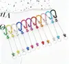 Clips Mosquetón Creativos DIY Que Se Pueden Usar para Ensartar Cuentas, Clips Mosquetón Lindos, Nuevos Clips de Cierre en Forma de D, Accesorios de Gancho de Metal, Al por Mayor en Stock