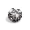 Roke Marca B16.11 Acero Inoxidable Forjado Codo de Cuatro Vías para Soldadura de Enchufe 3000lb 6000lb 900lb