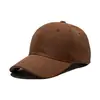 Gorra de Béisbol Otoño e Invierno Pana Engrosada Lisa con Visera Rígida Pico de Pato Retro Cálida Unisex Venta al por Mayor de Fábrica en Stock