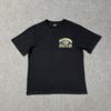 Logotipo de Letra Retro Estampado Marca Trendy Camiseta de Calle Holgada Casual de Manga Corta para Hombre y Mujer