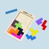Tangram de madeira Tetris Puzzle infantil Educação Infantil Divertido Quebra-cabeça Quebra-cabeça de doze blocos de brinquedo