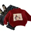 Ropa de Punto para Niños Mai Bao 2026 Invierno Nuevo Estilo Coreano Niños y Niñas Suéter Grueso de Punto Ropa de Invierno para Bebé Top