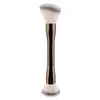 Conjunto Profissional de Pincéis de Maquiagem com Tubo de Alumínio para Pó, Blush e Corretivo