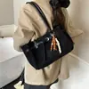 Bolso Tote Vintage Versátil Exquisito para Mujer Otoño 2026 Nuevo de Moda Gran Capacidad Gamuza Simple Bolso de Hombro/Axila