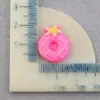 DIY Resina Fosca Abacaxi Donut Cola Creme Capa de Celular Acessórios Caixa de Armazenamento Copo de Enxaguante Bucal Adesivos Atacado