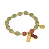 Pulsera de Cacahuete de Buena Suerte para Mujer, Joyería de Nicho, Amuleto de la Fortuna, Para Usar en Capas, Lujo Ligero, Año del Conejo, Pulsera de Jade Hetian, Pulsera de Joyería al por Mayor