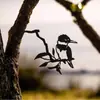 Suministro Transfronterizo de Estación Independiente Silueta de Pájaro Búho Colibrí Pájaro Carpintero Petirrojo Serie Silueta de Pájaro Enchufe para Jardín