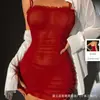 Amazon Transfronteiriça Verão Novo Sexy Lingerie Renda Fresca Vestido de Suspensório Feminino Sedutor Camisola Bodycon Feminino