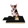 Tabla rascadora de madera para mascotas con comedero, tabla rascadora para perros, tabla rascadora de uñas retráctil, accesorios para mascotas, tabla rascadora para gatos