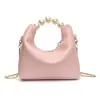 Bolsa de Mão de Pérolas de Luxo de Alta Qualidade para Mulheres 2026 Novo Modelo, Bolsa Transversal com Corrente de Alta Qualidade, Bolsa Estilo Fresco Dumpling