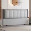 Nuevo Modelo 2025 Cabecero con Tapicería Suave, Respaldo Moderno Simple de Madera Maciza de Pie, Cabecero de Cuero Resistente a Arañazos de Gato Se Vende por Separado