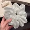 Goma para el Cabello de Chifón Fresca y Dulce Estilo Coreano con Lentejuelas de Estrella, Cuerda Versátil para el Cabello Accesorio para el Cabello, Diseño de Cielo Estrellado de Chifón
