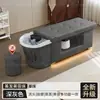 Cama de Lavado de Cabello para Barberías de Exportación Transfronteriza, Cama Integrada de Terapia Capilar con Circulación de Agua, Vapor, Masaje de Belleza y Calentador de Agua