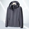 Traje de tormenta para exteriores a prueba de viento e impermeable para senderismo, montañismo al aire libre, traje transfronterizo delgado de una sola capa para primavera y otoño, cortavientos