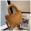 2021 inverno novo corduroy portátil saco pequeno elegante textura ombro crossbody bolsa simples saco de balde