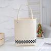 Bolso de Mano de Plástico Nuevo Transfronterizo Personalizado Bolso de Mujer Compañero de Negocios Cesta de Regalo Bolso Tejido a Mano para Mujer Bolso Cesta de Verduras