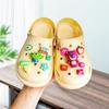 Más fácil para Crocs de Combinar Accesorios DIY Accesorios Flores para Zapatos Barrio Sésamo Perro Globo Set Desmontable Tridimensional En Stock Venta al por Mayor