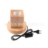 Lámpara de mesa de madera retro Edison transfronteriza, portalámparas de madera, lámpara de mesa de madera, dormitorio, mesita de noche, bar, restaurante, lámpara de mesa decorativa