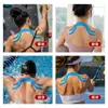 Cinta Pre-cortada con Forma Deportiva para Músculos del Hombro y Cuello para Natación y Fitness, Soporte Elástico, Vendaje Antifricción, Cinta Intramuscular