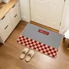 Felpudo de Alfombra para Puerta de Entrada para Uso en el Hogar, Imitación Lino con Base de Goma, Felpudo Antideslizante, Felpudo Resistente a Manchas, Alfombra Anti-Sisal al por Mayor