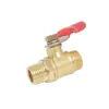 Interruptor de bola para rociador agrícola, bomba de pistón de alta presión, accesorios de interruptor para rociador eléctrico de tres cilindros, roscas internas y externas de la válvula