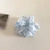 Scrunchie Perolado Transparente com Bolinhas, Suave e Versátil, Prendedor de Cabelo Estilo Coreano Relaxado, Elástico de Cabelo, Acessório de Cabelo, Novo Modelo